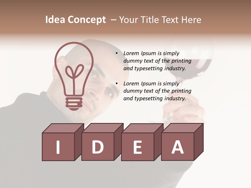 Party Male Lifestyle PowerPoint Template