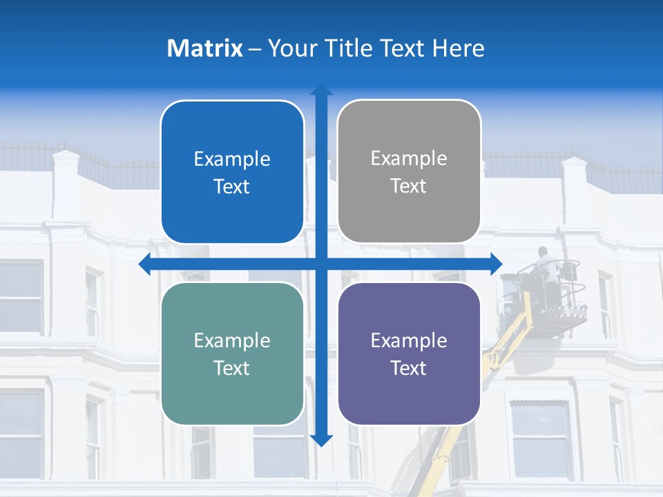 Man Tiles Arm PowerPoint Template