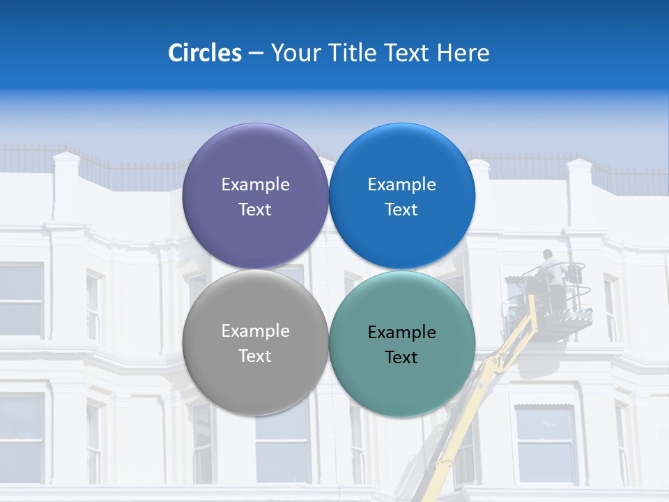 Man Tiles Arm PowerPoint Template