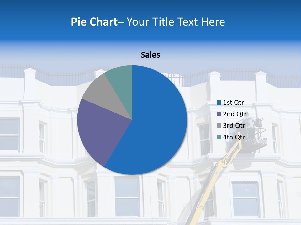 Man Tiles Arm PowerPoint Template