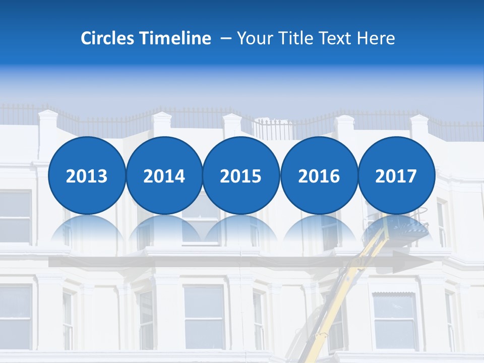 Man Tiles Arm PowerPoint Template