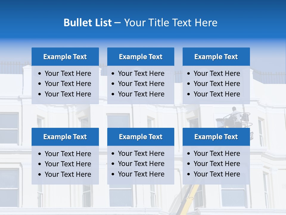 Man Tiles Arm PowerPoint Template