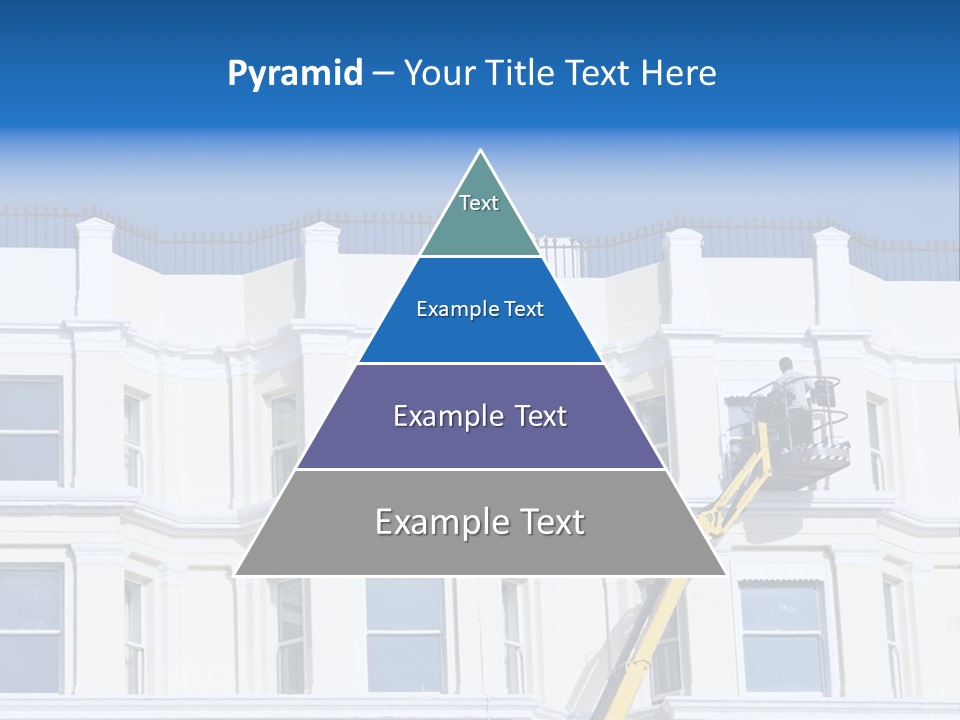Man Tiles Arm PowerPoint Template