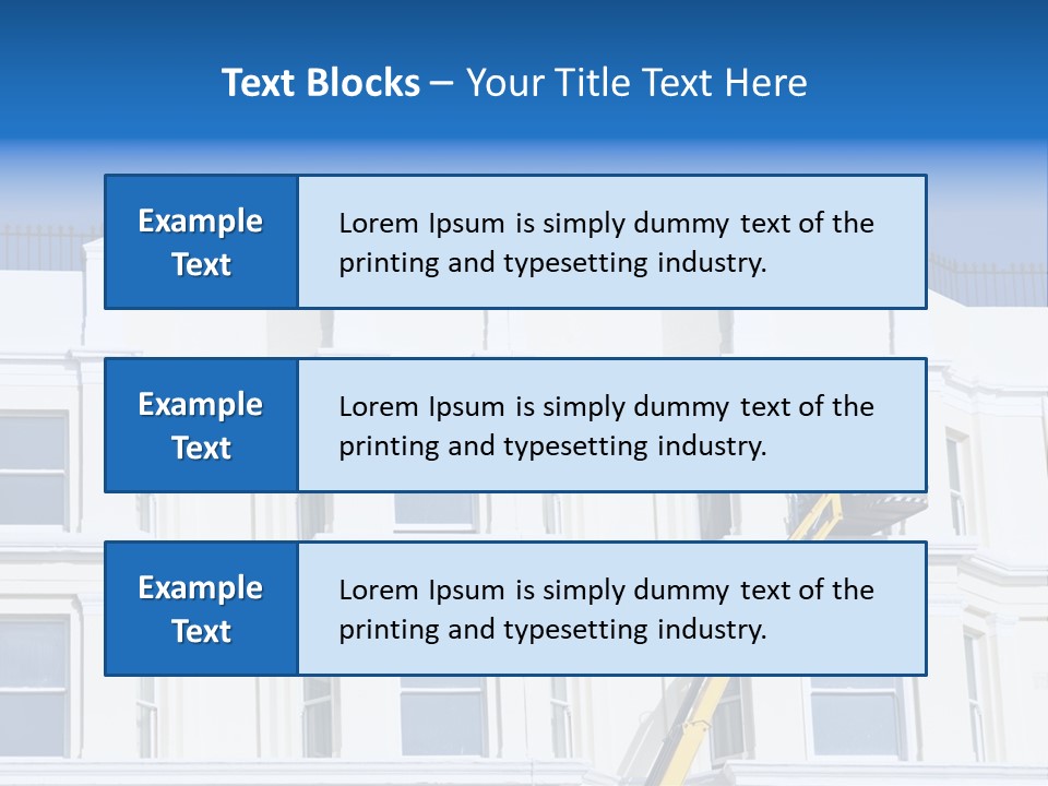 Man Tiles Arm PowerPoint Template