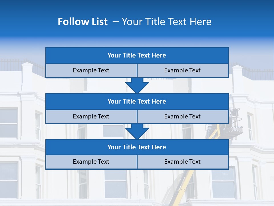 Man Tiles Arm PowerPoint Template