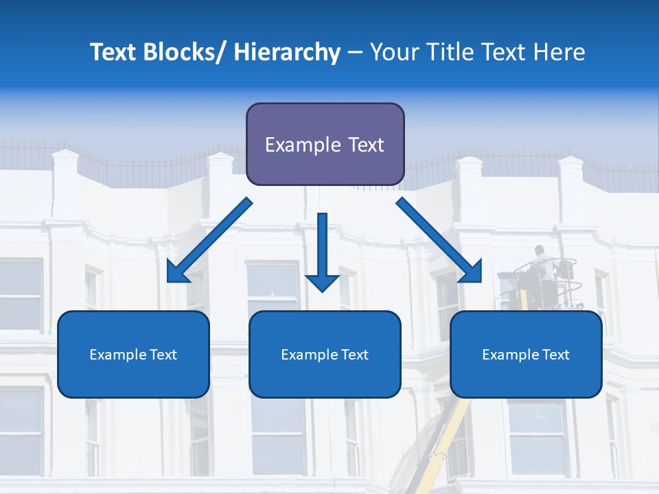 Man Tiles Arm PowerPoint Template