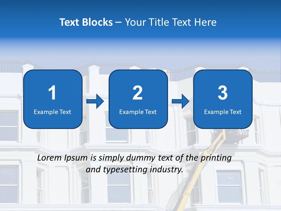 Man Tiles Arm PowerPoint Template