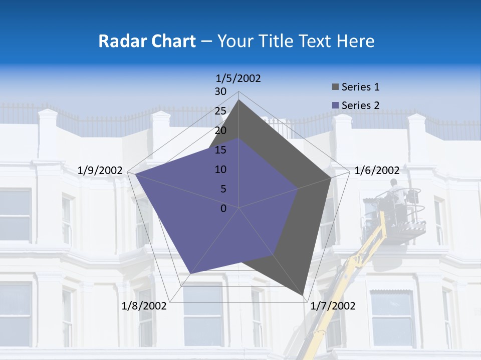 Man Tiles Arm PowerPoint Template