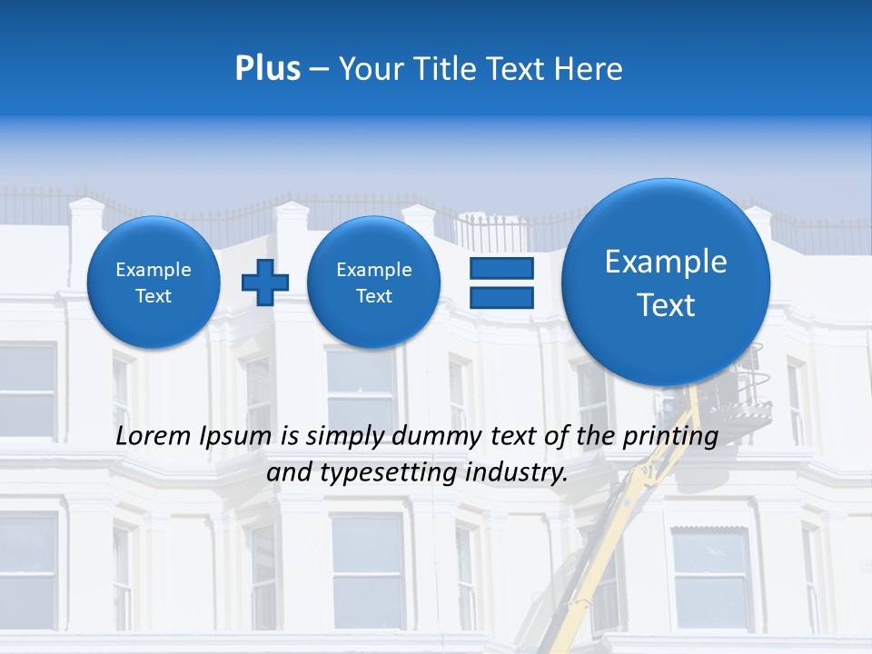 Man Tiles Arm PowerPoint Template