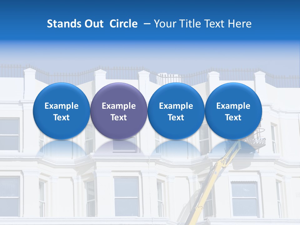 Man Tiles Arm PowerPoint Template