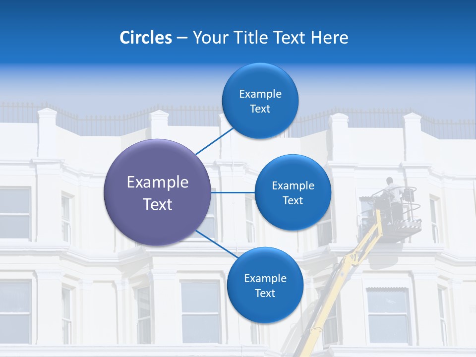 Man Tiles Arm PowerPoint Template