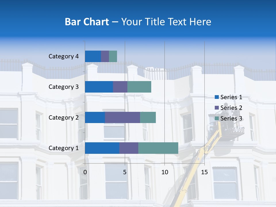 Man Tiles Arm PowerPoint Template