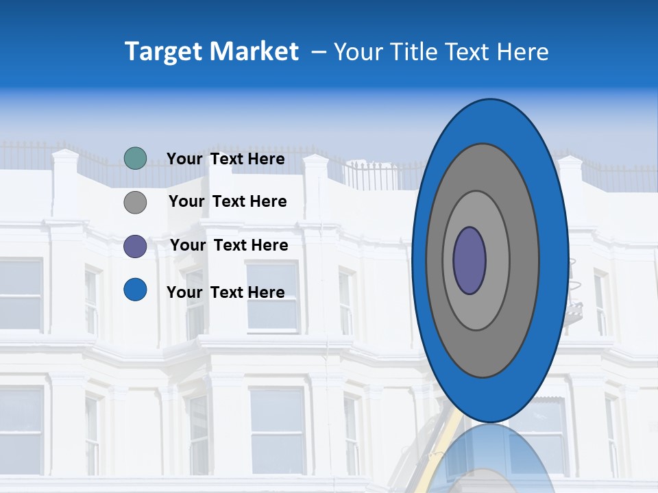 Man Tiles Arm PowerPoint Template