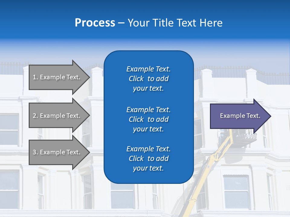 Man Tiles Arm PowerPoint Template