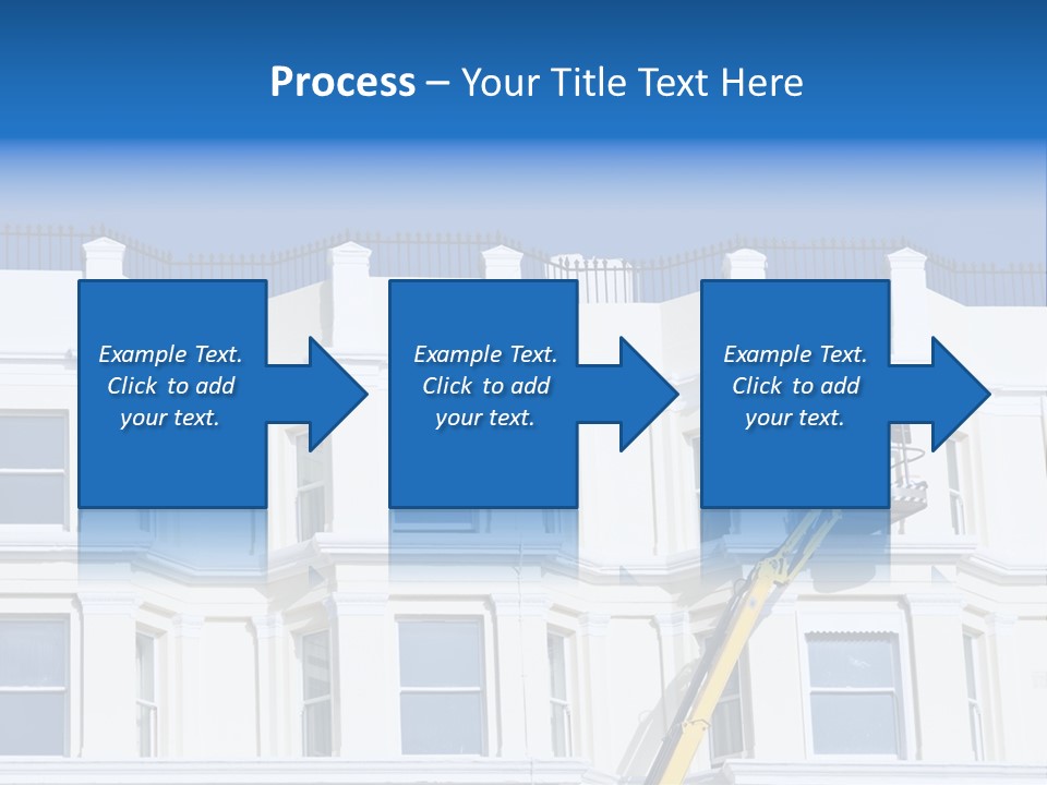 Man Tiles Arm PowerPoint Template