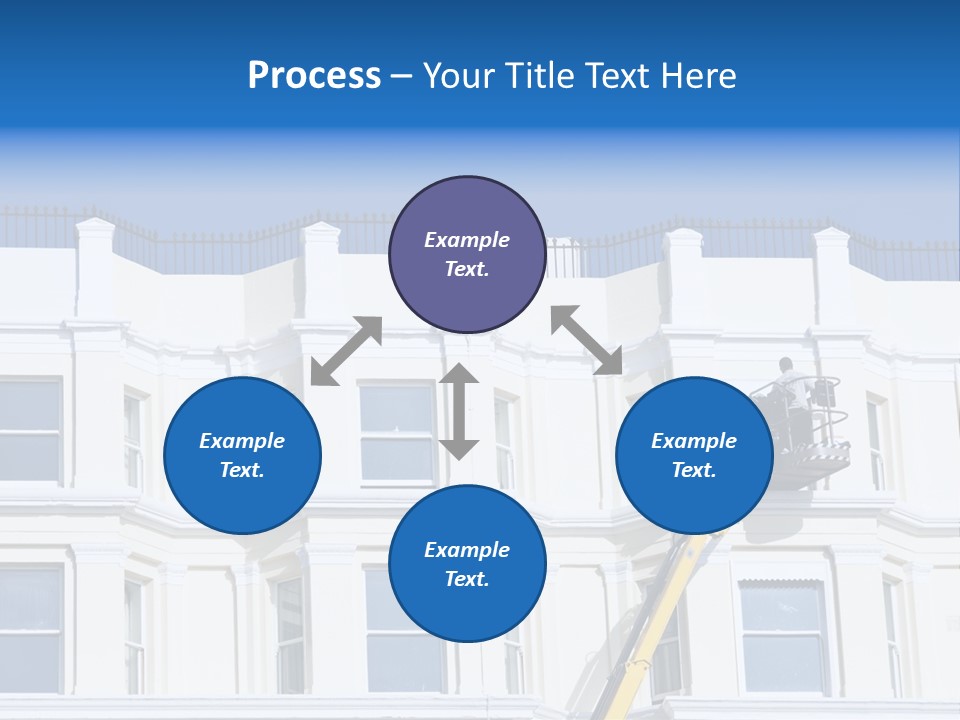 Man Tiles Arm PowerPoint Template