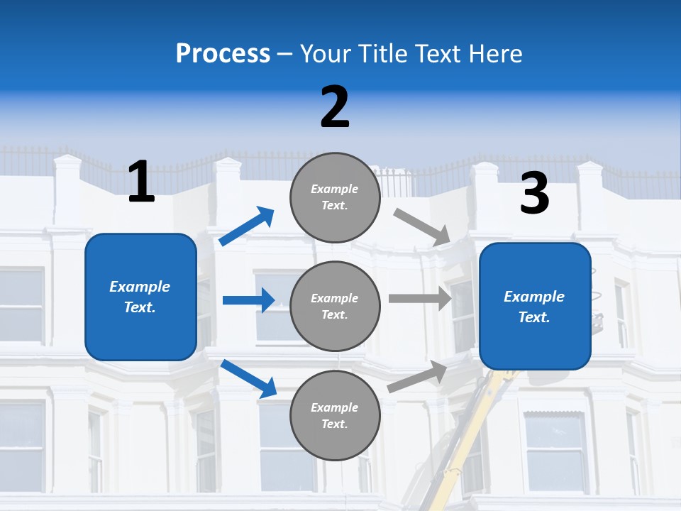 Man Tiles Arm PowerPoint Template