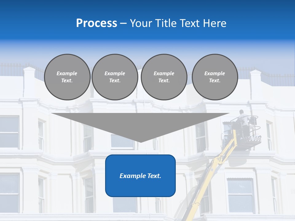 Man Tiles Arm PowerPoint Template