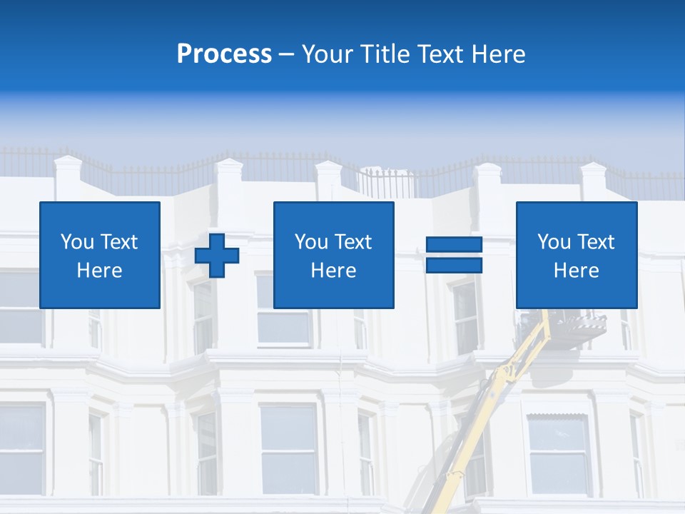 Man Tiles Arm PowerPoint Template