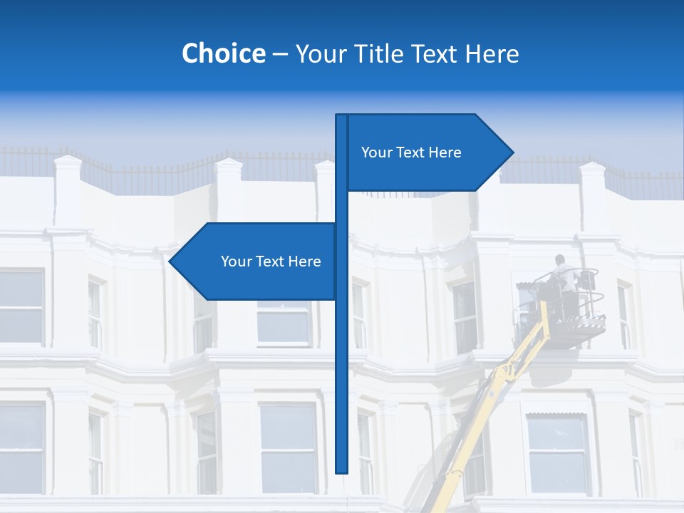 Man Tiles Arm PowerPoint Template