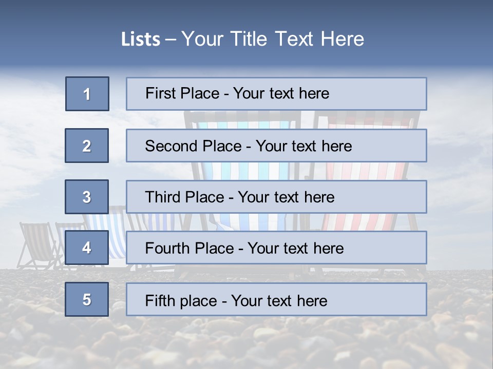 Wood Brighton Ocean PowerPoint Template