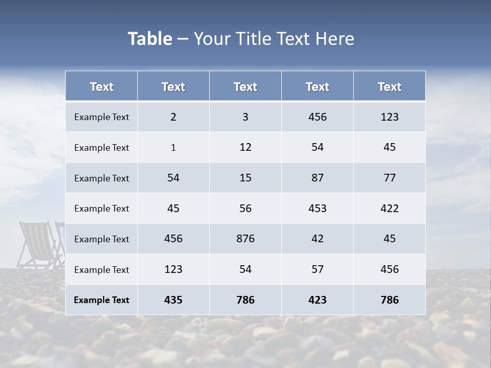 Wood Brighton Ocean PowerPoint Template