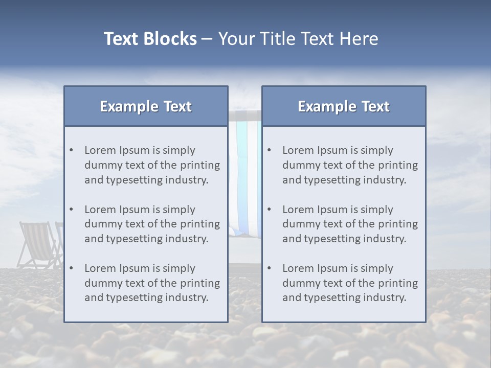 Wood Brighton Ocean PowerPoint Template
