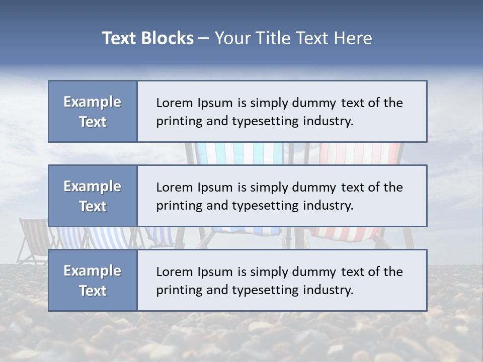 Wood Brighton Ocean PowerPoint Template