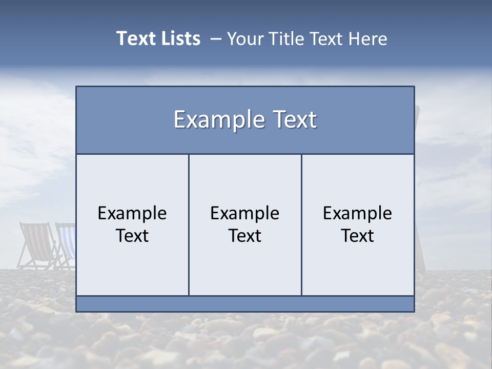 Wood Brighton Ocean PowerPoint Template