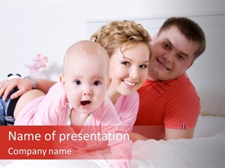 Parent Child Portrait PowerPoint Template