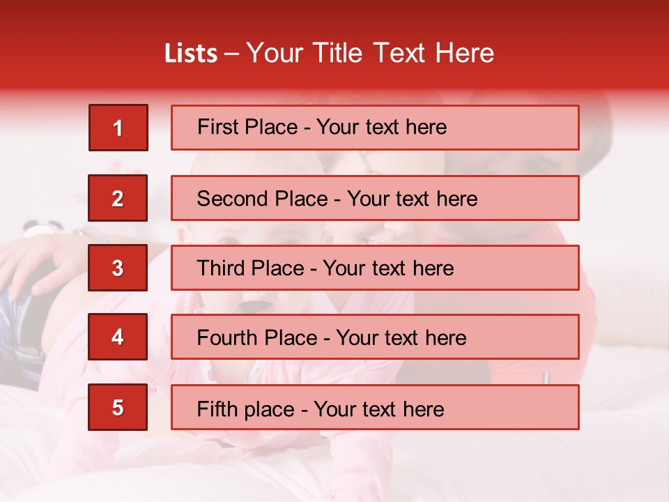 Parent Child Portrait PowerPoint Template