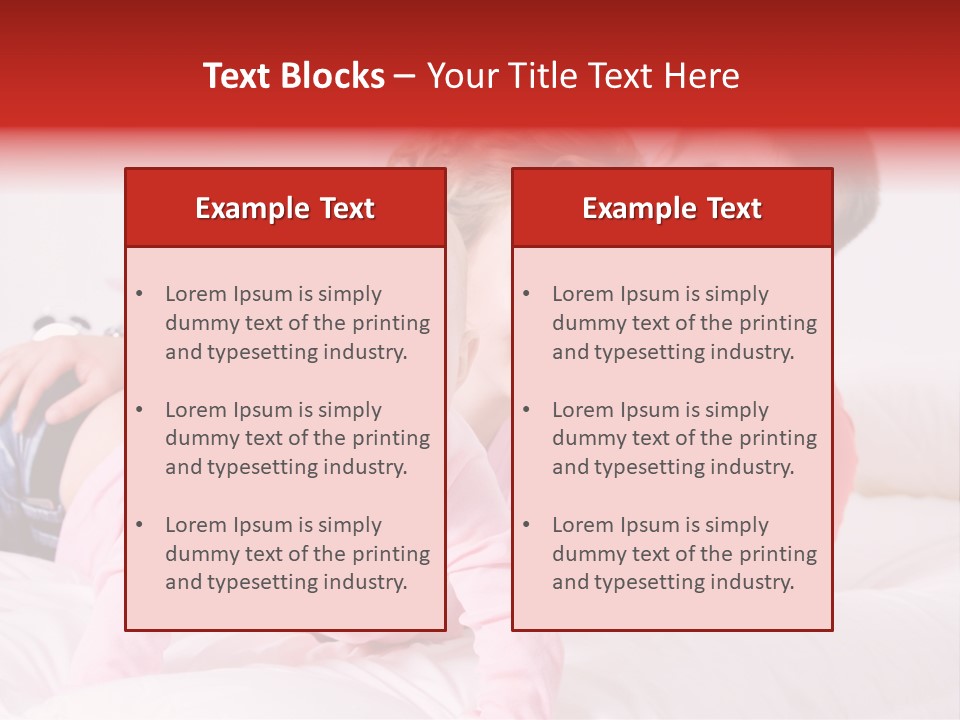 Parent Child Portrait PowerPoint Template