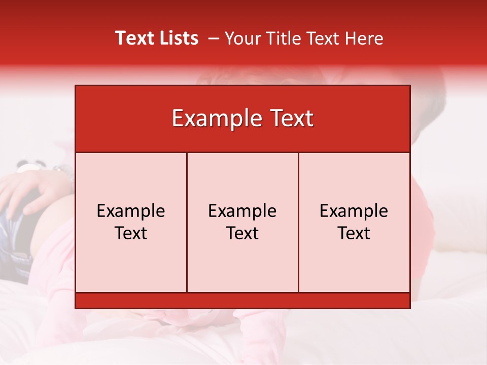 Parent Child Portrait PowerPoint Template