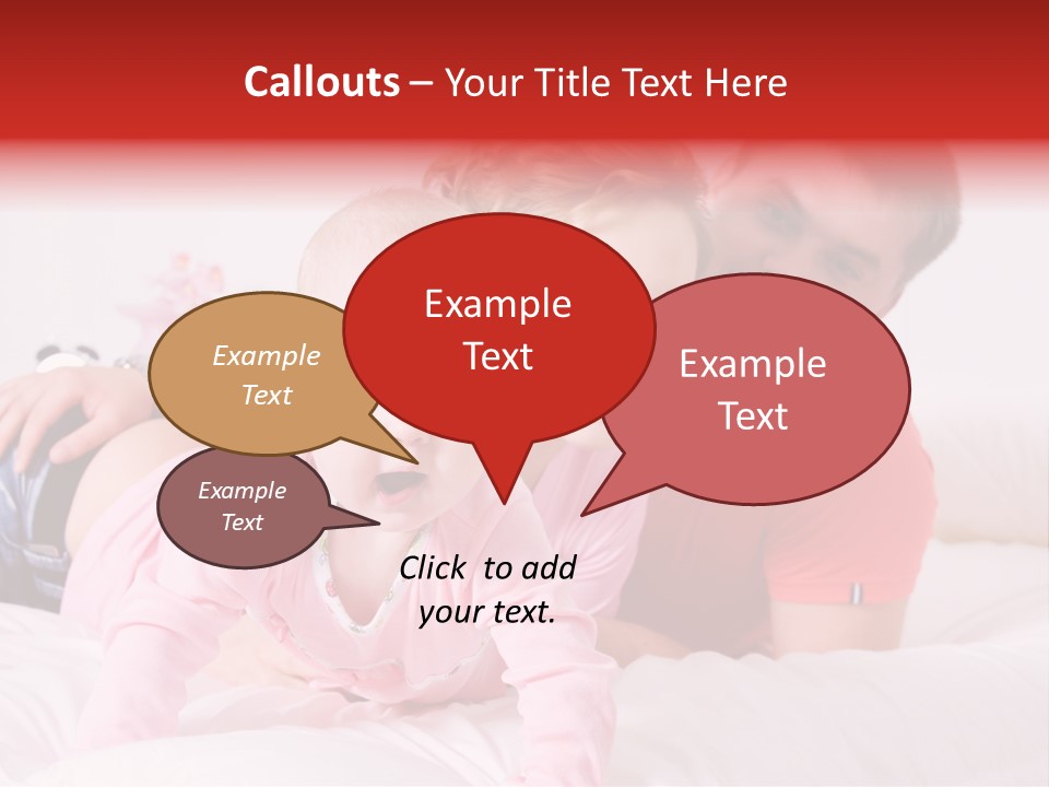 Parent Child Portrait PowerPoint Template