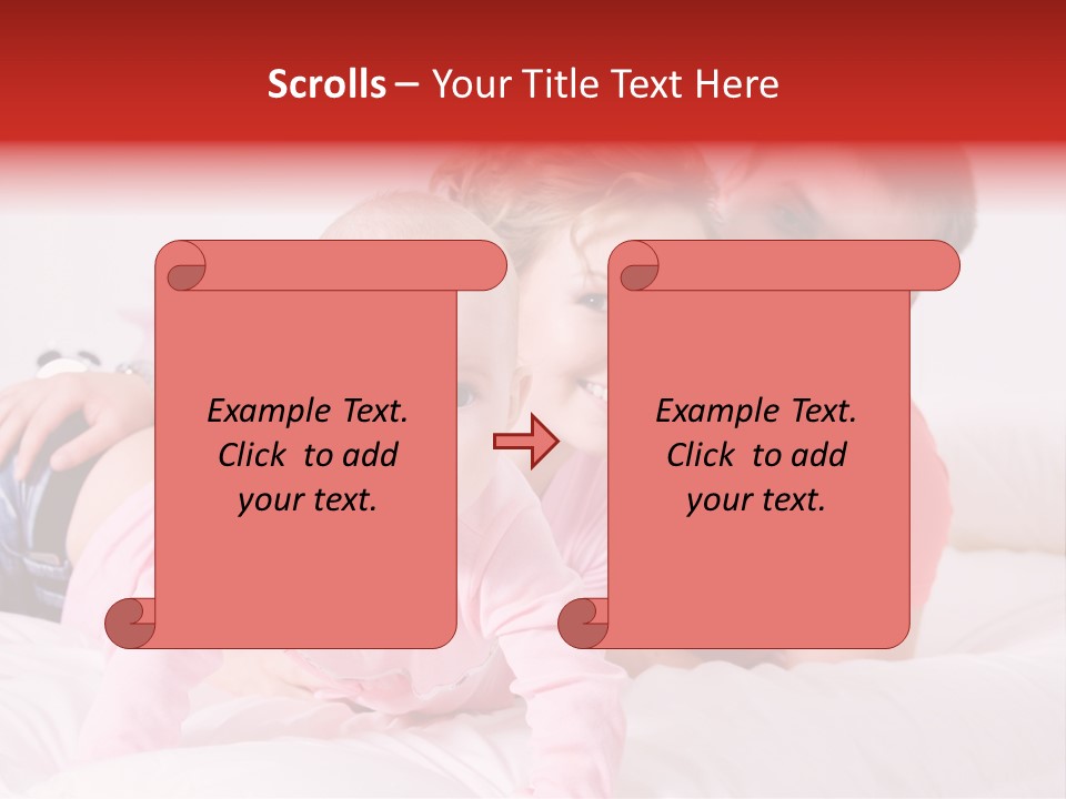 Parent Child Portrait PowerPoint Template