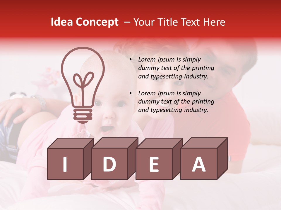Parent Child Portrait PowerPoint Template