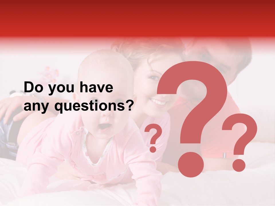 Parent Child Portrait PowerPoint Template