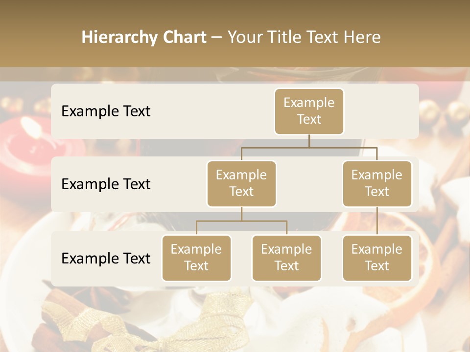 Orange Alcohol Christmas PowerPoint Template