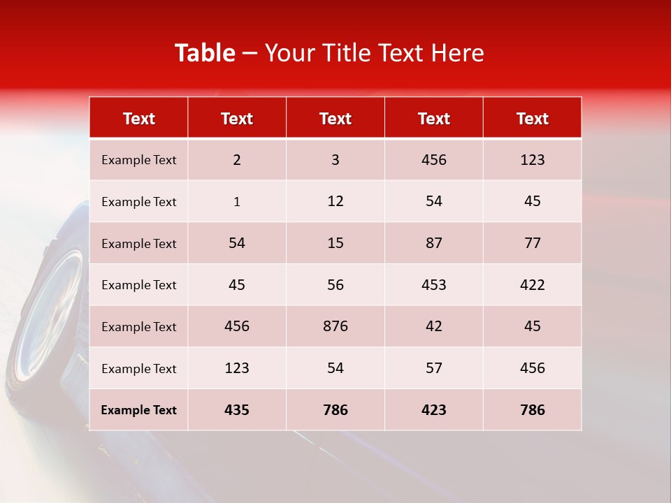 Crop Tilt Light PowerPoint Template