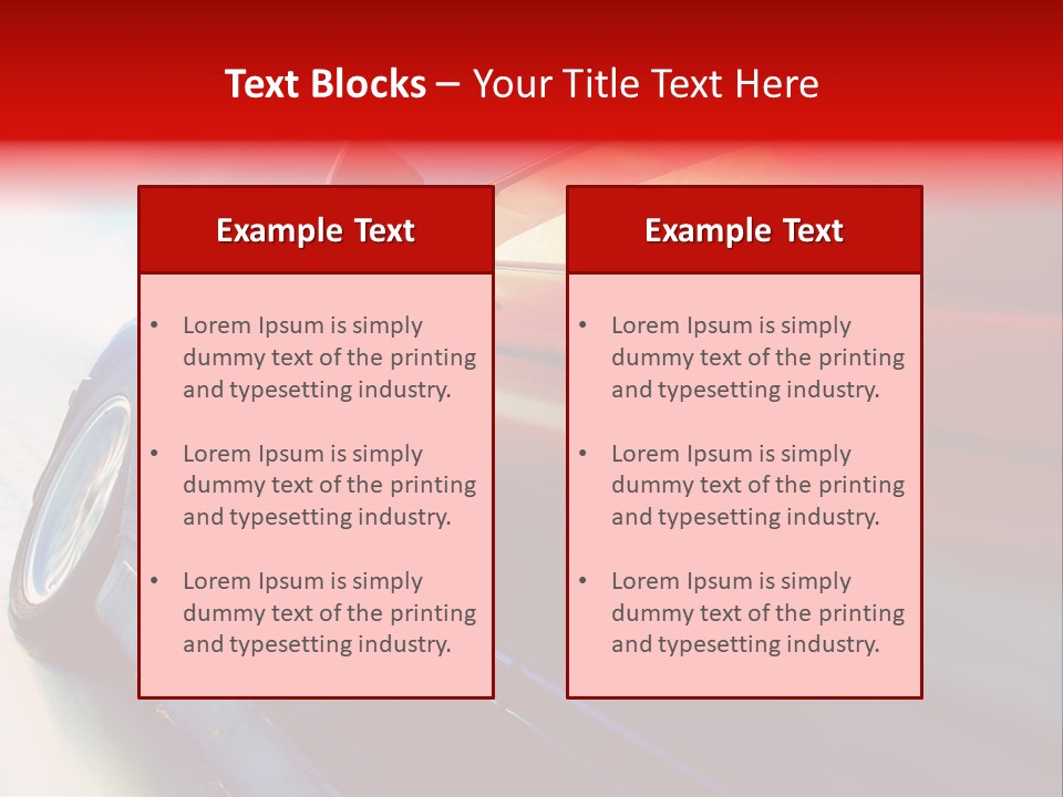 Crop Tilt Light PowerPoint Template