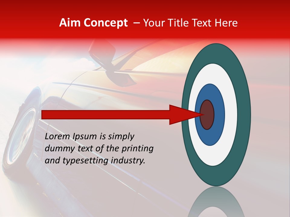 Crop Tilt Light PowerPoint Template