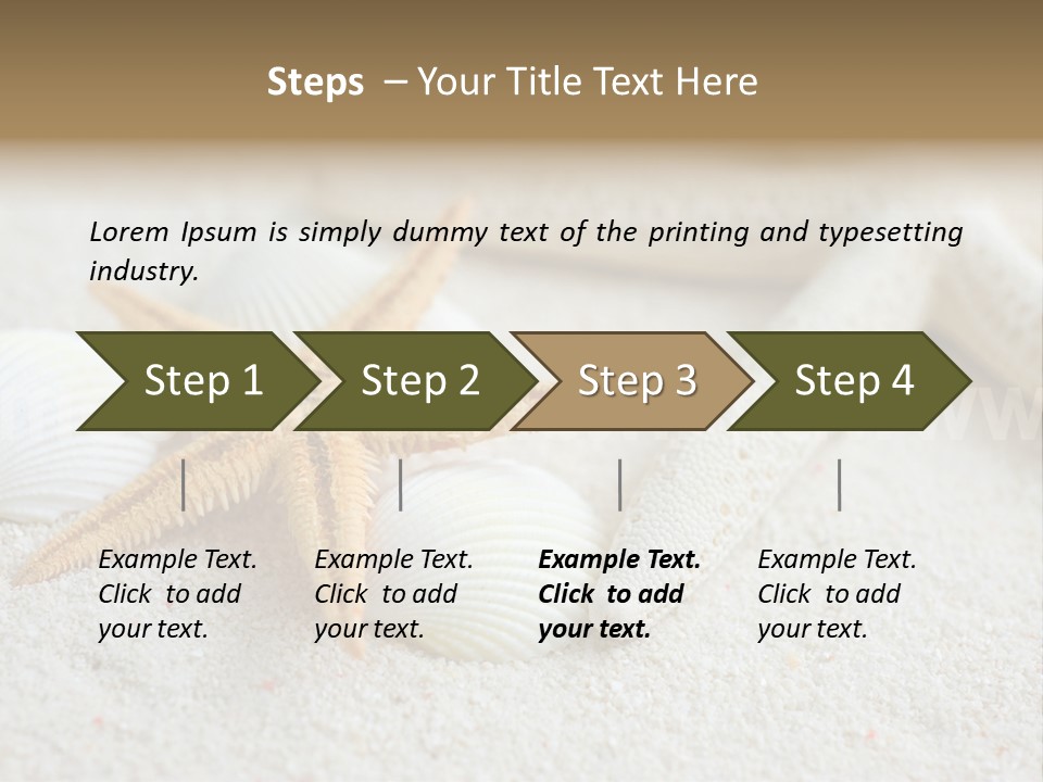 Nature Beach Shallow PowerPoint Template