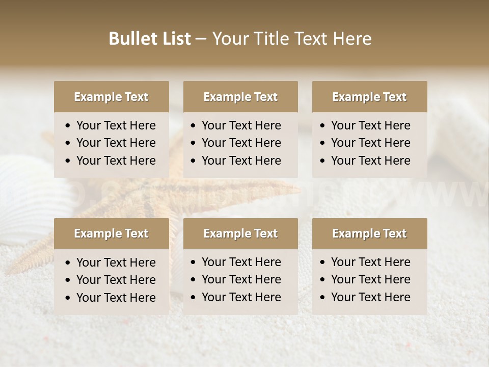 Nature Beach Shallow PowerPoint Template