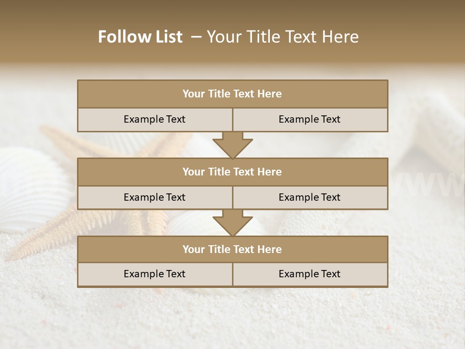 Nature Beach Shallow PowerPoint Template