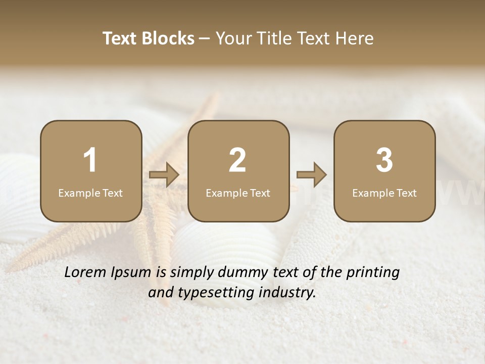 Nature Beach Shallow PowerPoint Template