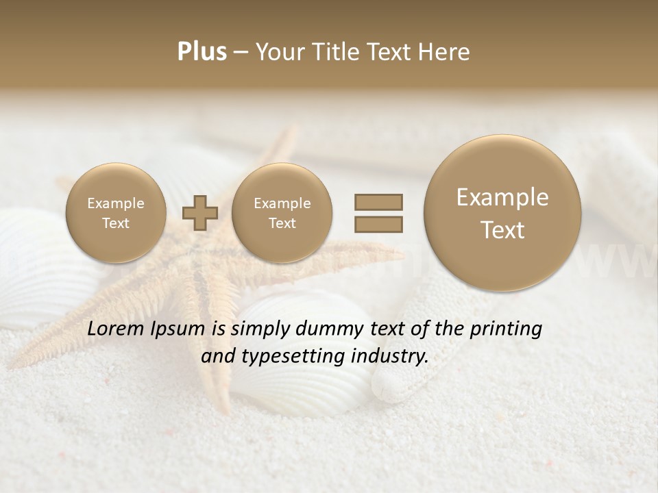 Nature Beach Shallow PowerPoint Template