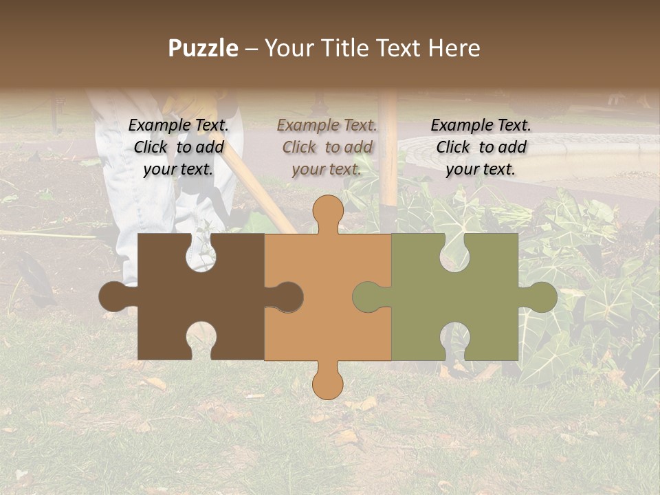 Maintenance Care Dig PowerPoint Template