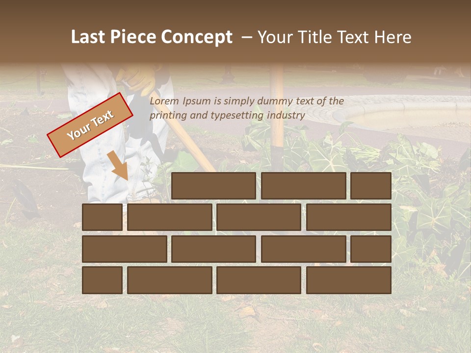Maintenance Care Dig PowerPoint Template