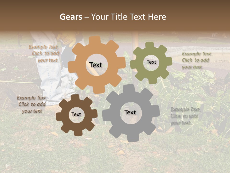 Maintenance Care Dig PowerPoint Template