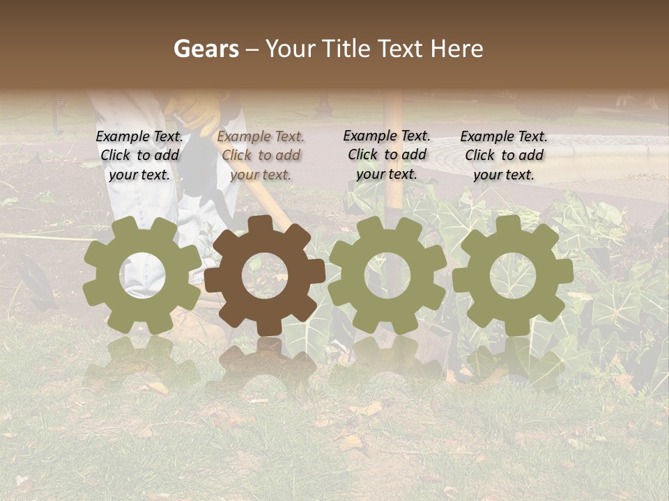 Maintenance Care Dig PowerPoint Template